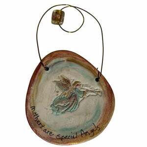 Mothers Are Special Angels Hanging Ornament Plaque Trumpet Angel Gift